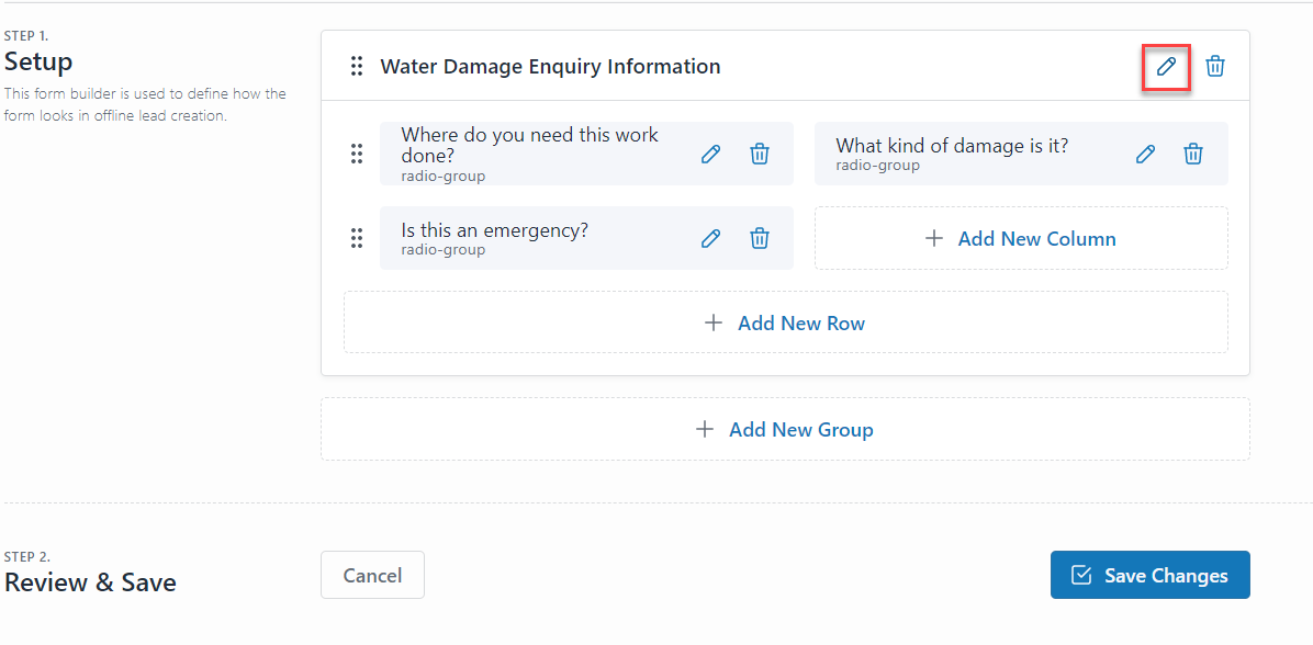 Setting Up Custom Fields