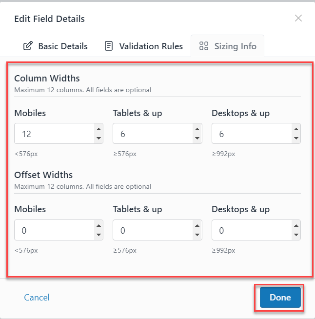 Setting Up Custom Fields