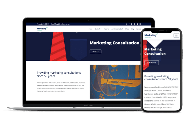 Marketing Consultant Website Templates