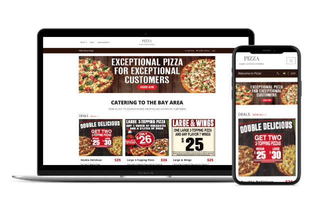 Pizza Restaurant Website Templates