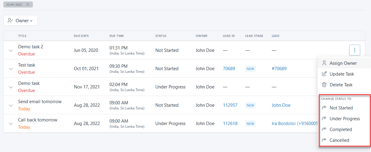 Managing Tasks Figure 64