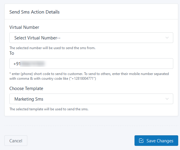 Setting Up Automated Actions Figure 42