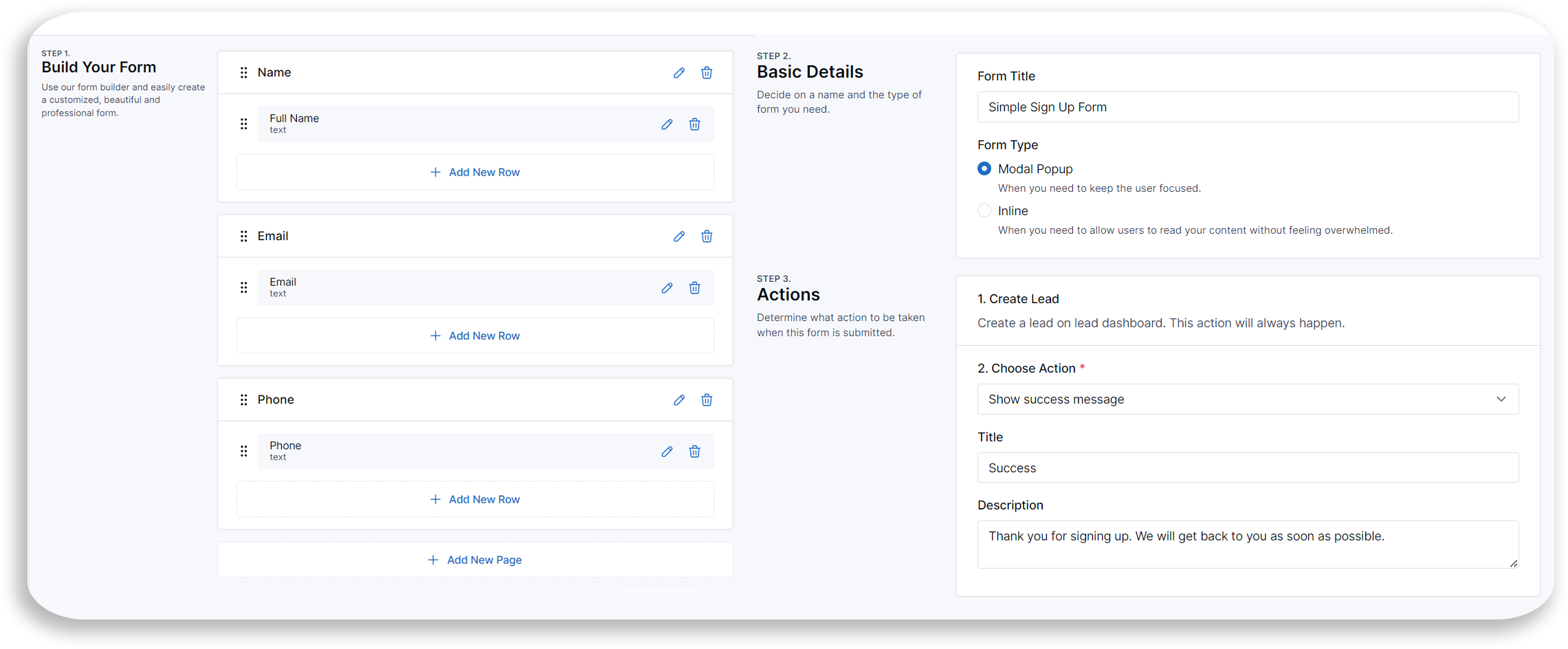 custom form templates