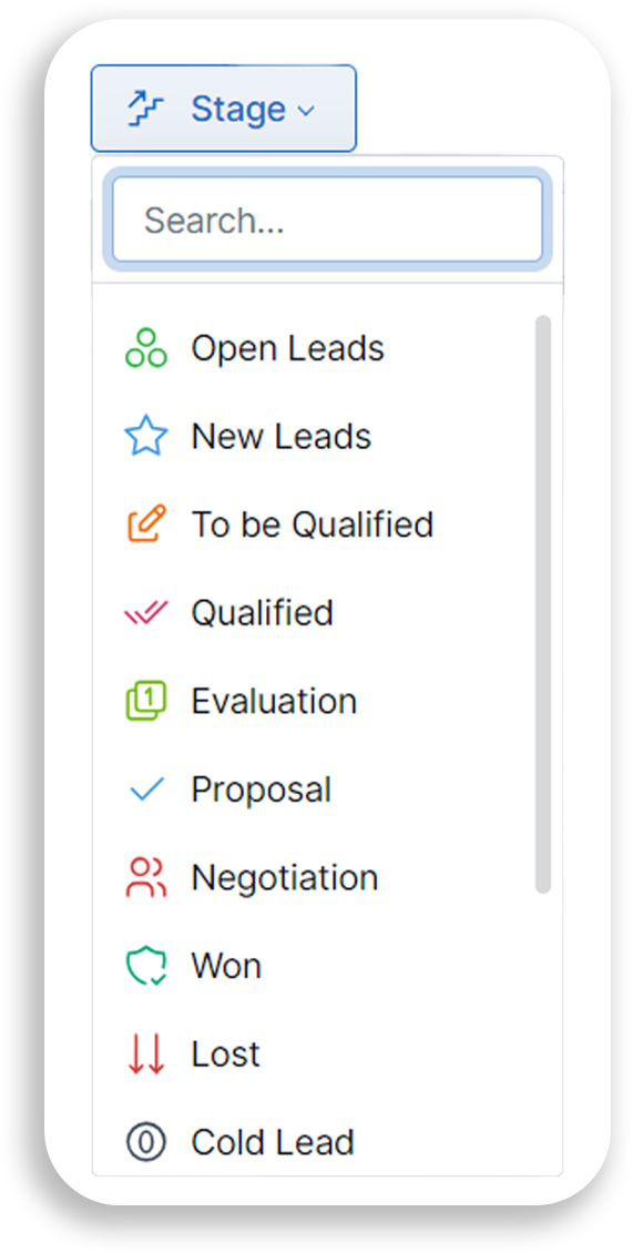 leadcenter leads filter