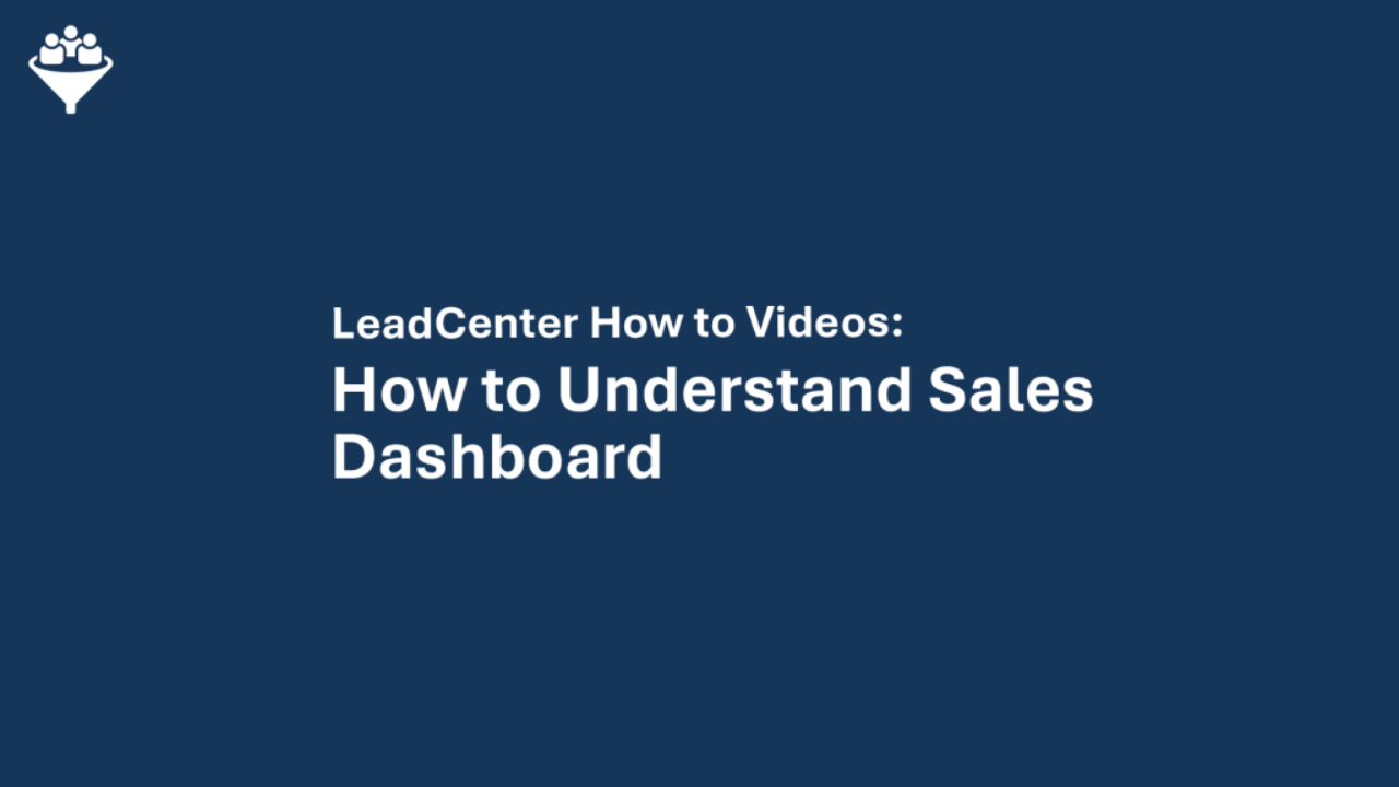 How to Understand Sales Dashboard