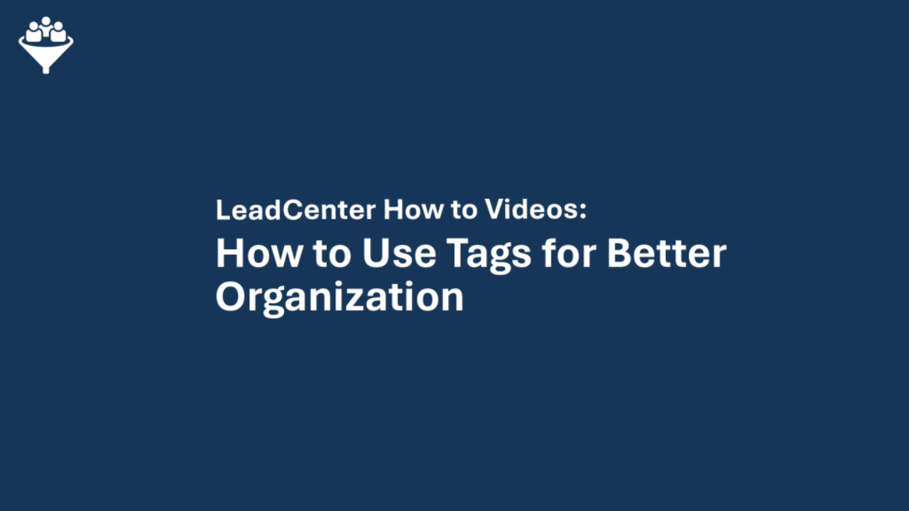 How to Use Tags for Better Organization