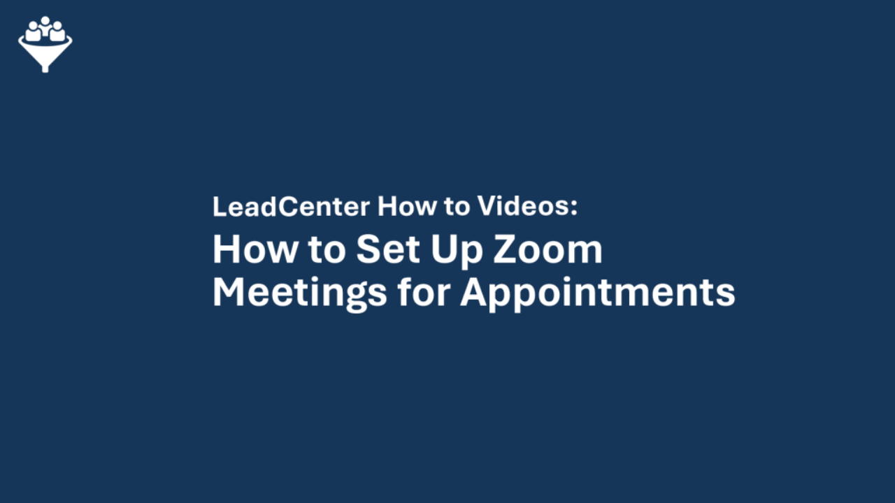 How to Set Up Zoom Meetings for Appointments