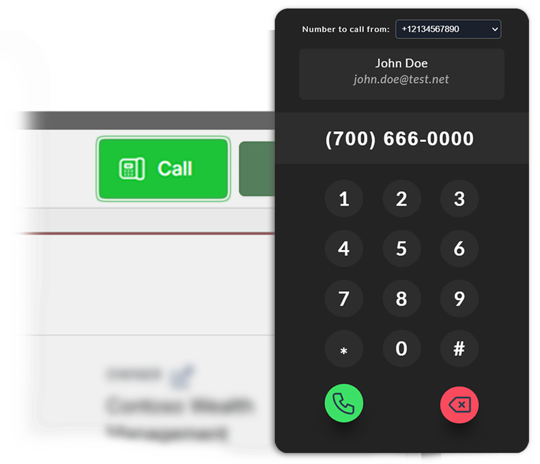 Seamless VOIP Integration—Call, Record & Track Conversations
