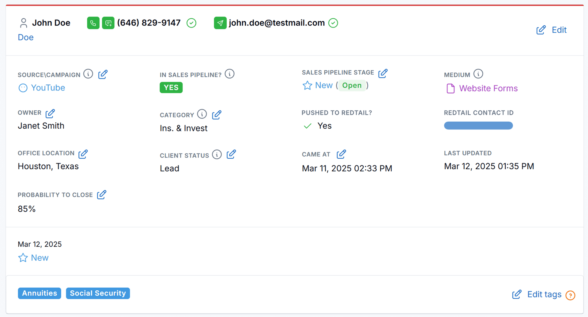 Capture Leads Automatically
