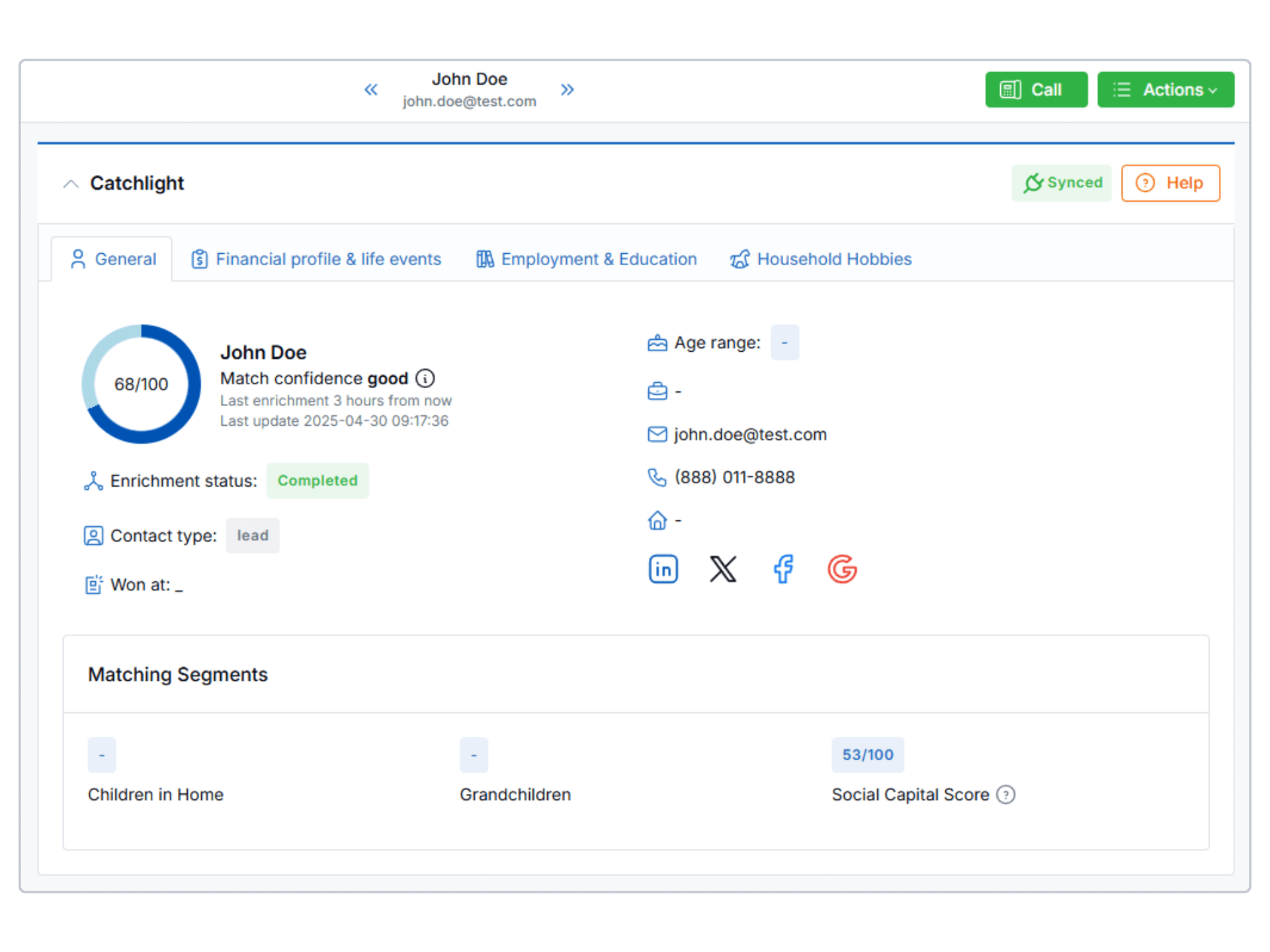 Seamless Lead Management with Actionable Data