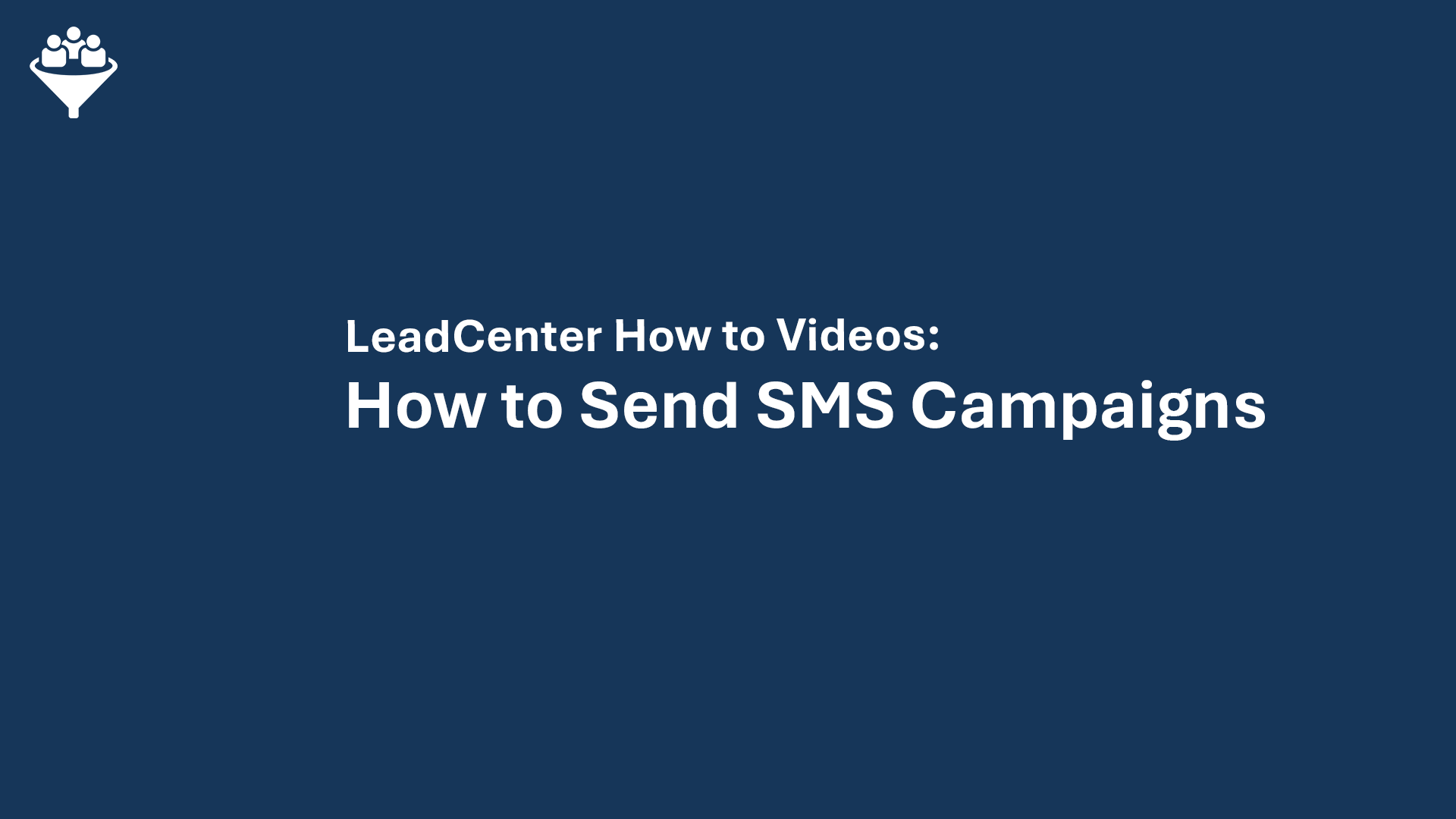 How to Send SMS Campaigns